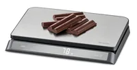 Trisa Küchenwaage Elite Scale Silber - Bedienungsart: Elektronisch - Messschritte: 1 g - Tara-Zuwiegefunktion: Ja - Detailfarbe: Silber - Gewicht Max.: 15 kg - Material: Kunststoff