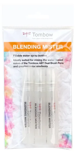 Tombow Sprühflasche Blending Mister, 3er Set - Art: Sprühflasche - Anwendungsbereich: Verteilen - Schule - Tupfen - Mischen - Set: Ja