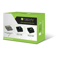 Techly HDMI Audio-Extractor auf Toslink und RCA