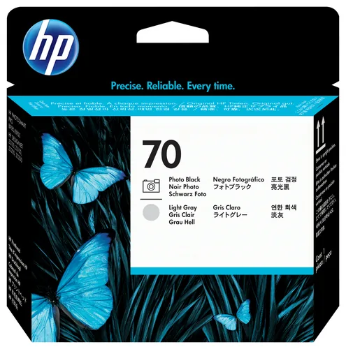 HP 70 Photo Black and Light Gray DesignJet Printhead print head Thermal inkjet