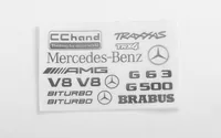 RC4WD Aufkleber Steel Logo TRX-4 Mercedes Benz G-500 - Aufklebertyp: Decal Sticker