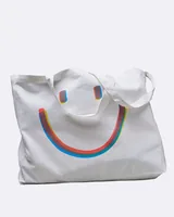 Chic Mic Tasche Keep Smiling Mehrfarbig - Breite: 14 cm - Detailfarbe: Mehrfarbig - Material: Bio Baumwolle - Höhe: 42 cm - Länge: 48 cm