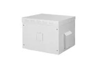 Wandgehäuse IP55 - zur Anwendung im Außenbereich - 600x600 mm (BxT) (hellgrau, 7 Höheneinheiten)