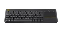 Logitech K400 Plus wireless Touch black QWERTZ DE