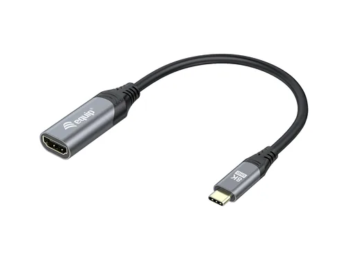 Equip Adapter USB-C->HDMI2.1 StBu 8K 60Hz 0.15m PVC