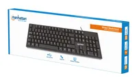 MANHATTAN USB-Tastatur schwarz