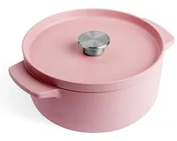 KitchenAid Bräter mit Deckel Gusseisen 22cm, rosa