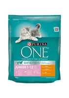 Purina ONE Trockenfutter Junior Huhn & Vollkorn, 800g - Tierbedürfnis: Kein besonderes Bedürfnis - Geschmacksrichtung: Geflügel - Zertifikate: Keine Zertifizierung - Fleischsorte: Huhn - Futtereigenschaft: Keine besondere Futtereigenschaft - Produkttyp: A