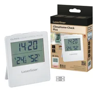 Laserliner Thermo-/Hygrometer ClimaHome Check Plus Digital - Detailfarbe: Weiss - Typ: Thermo-/Hygrometer - Anwendungsbereich: Temperaturmessung - Luftfeuchtigkeitsmessung