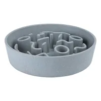 District 70 Bambusnapf Bamboo Dog Slow Feeder Ø 28 cm, Ice-Blue - Material: Bambus - Tierart: Hund - Produkttyp: Futternapf