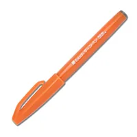 pentel Filzstift Brush Sign 1 Stück, Orange - Strichstärke: Keine Angabe - Set: Nein - Verpackungseinheit: 1 Stück - Eigenschaft-Stift: Wasservermalbar - Deckend - Anwender: Kreativbedarf - Erwachsene - Kinder - Fasermaler & Fineliner Art: Brushpen