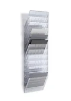 Durable FLEXIBOXX literature rack 12 shelves Transparent