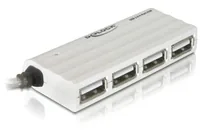 DeLOCK USB 2.0 external 4-port HUB 480 Mbit/s White