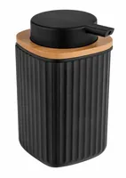 Wenko Seifenspender Rotello 250 ml, Schwarz - Fassungsvermögen: 250 ml - USB-Schnittstelle: Nein - Detailfarbe: Schwarz - Wandmontage: Nein - Sensor-Technik: Nein