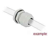 DeLOCK Cable Gland PG9 10 pieces grey