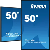 iiyama 50 Vivid-Bright Display with 4K resolution and 800cd/m² panels for illuminating communication