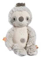 fehn Einschlafhilfe Faultier Grau/Beige - Material: Plüsch - Polyester - Detailfarbe: Beige - Grau