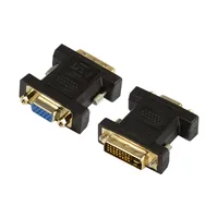 LogiLink AD0001 cavo e adattatore video VGA (D-Sub) DVI-I Nero