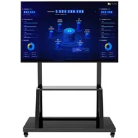 Techly TV Wagen, Multifunktion, 55-100 höhenverstellbar
