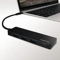 Logilink USB 3.1 HUB 31-port Type-C schwarz