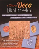 Glorex Folie 14 x 14 cm, 5 Stück, Kupfer - Geeignet für Drucker: Nein - Detailfarbe: Kupfer - Aussenanwendung: Nein - Selbstklebend: Nein - Aufbügelbar: Nein - Folientyp: Bastelfolie
