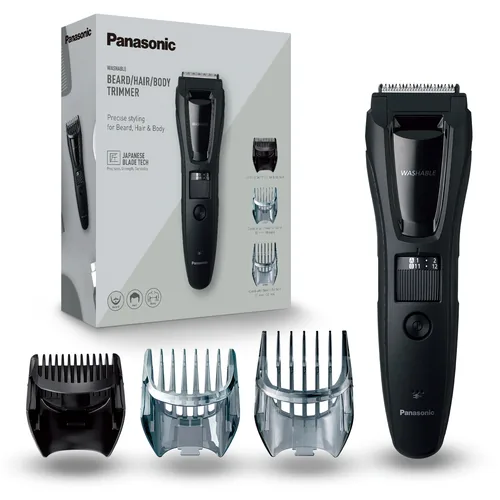Panasonic ER-GB61-K503 Trimmer für Herren, Bart und Kopf, 3-in-1