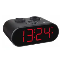 TFA Dostmann Funkwecker Ellypse Schwarz - Ausstattung: Keine - Funktionen: Snooze-Funktion - Alarm - Displaytyp: Digital - Detailfarbe: Schwarz - Funksignal: Ja - Betriebsart: Batteriebetrieb - Netzbetrieb
