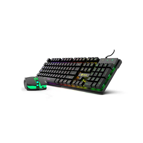 INCA Gaming MausTastatur RGB 3200DPI6Tasten1.50m schwarz retail