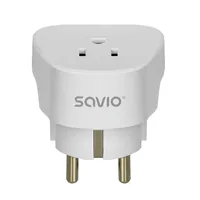 SAVIO AP-01 Travel Adapter, US socket – EU plug