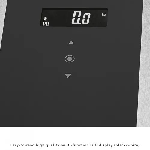 Profi Care Körperanalysewaage PC-PW 3007 Schwarz - Displaytyp: LCD - Personenwaage Funktionen: BMI Messung - Fettanteil - Gewicht - Kalorien - Knochenmasse - Muskelmasse - Wassergehalt - App kompatibel: Nein - Farbe: Schwarz - Produkttyp: Analysewaage