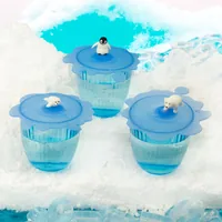 Lurch LCH210832 cup lid Blue, White 1 pc(s) Silicone