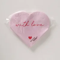 Boltze Papierservietten Love Spezialgrösse, 12 Stück - Material: Holz - Papier - Grösse: Spezialgrösse - Produkttyp: Papierservietten - Motiv: Liebe - Detailfarbe: Rot - Anzahl Lagen: 3