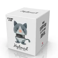 Hoptimist Aufsteller AmericanShorthair XS - Produkttyp: Aufsteller - Motiv: Katze - Detailfarbe: Hellgrau - Detailmaterial: Acrylnitril-Butadien-Styrol (ABS) - Stahl - Grundmaterial: Kunststoff - Metall