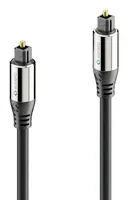 sonero Audio-Kabel Toslink - Toslink 0.5 m - Kabeltyp: Anschlusskabel - Audiokanäle: 8 - Audioanschluss Seite A: Toslink - Audioanschluss Seite B: Toslink - Detailfarbe: Schwarz - Länge: 0.5 m