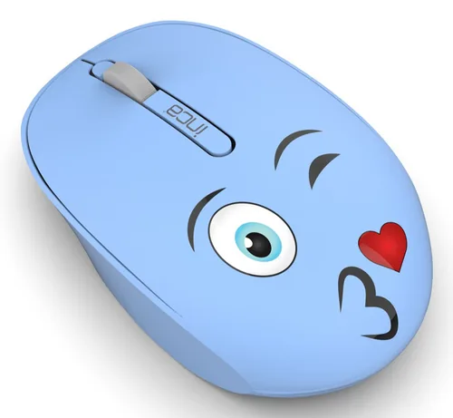 INCA Wrls Maus 1200DPI3Tasten2.4GHzUSB-A WEENY Emoji bl