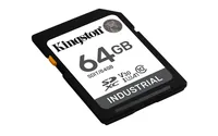 SD Card 64GB Kingston SDXC Industrial -40C to 85C retail