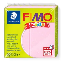 Fimo Modelliermasse Kids Pearl Hellpink - Packungsgrösse: 42 g - Set: Nein - Anwender: Kinder - Detailfarbe: Pink - Modelliermasse Art: Modelliermasse - Trocknung: Ofenhärtend