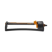 Fiskars Oszillierender Sprinkler On/Off - Flächenabdeckung: 500 m² - Reichweite: 19 m - Bewässerungsart: Viereckregner