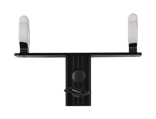 Nanlite Halterung HD-T12-1-LA - Detailfarbe: Schwarz - Weiss - Produkttyp: Halterung