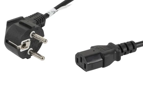 LANBERG CEE 77->CEE 320 C13 Stromkabel 1,8m schwarz