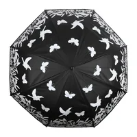 Esschert Design TP275 parapluie Noir Acier Polyester Complet