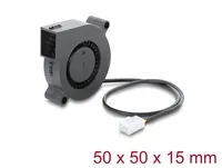 DELOCK RadiallüfterLüftergebläse 12V DC 50x50x15mm 3 Pin