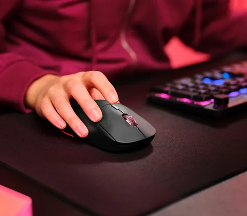 Trust Gaming-Maus GXT 926 Redex II - Maus Features: Seitliche Zusatztasten - Beleuchtung - Programmierbare Tasten - Bedienungsseite: Rechtshänder - Detailfarbe: Schwarz - Gewicht: 99 g - Verbindungsart: Kabellos - Schnittstelle: USB-C