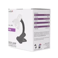 Avide Basic Tischleuchte Clipbar Max 60W
