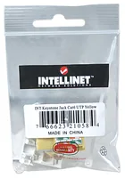 INTELLINET Keystone Jack Cat6 Punch-down UTP gelb
