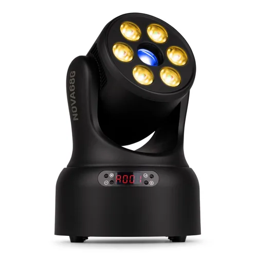 BeamZ Moving Head NOVA68G-BK - Ausstattung: DMX-fähig - Gobo - Leuchtmittel: LED - Funktionen: Wash - Typ: Moving Head