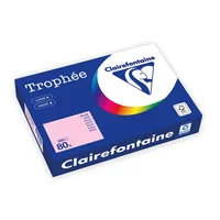 Clairefontaine Kopierpapier Trophée A4, 80 g/m², Wasserblau, 500 Blatt - Geeignet für Drucker: Universal - Grammatur: 80 g/m² - Papiertyp: Kopierpapier - Materialeigenschaften: Holzfrei - Verpackungseinheit: 500 Stück - Papierformat: A4