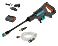 Gardena AquaClean 24/18V P4A pressure washer Compact Battery 250 l/h Black, Blue, Orange