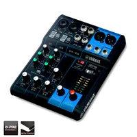 Yamaha Mischpult MG06 - 6-Kanal, analog - Powermixer: Nein - Stereoeingänge: 2 - Digitale Schnittstelle: Keine - Mic-/Linekanäle: 6 - Auxwege: 1 - Bauform: Pultform