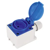 Steffen 56 00071 socket-outlet Type 23 Blue, Grey